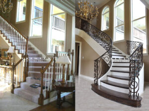 Stair Remodel Before/After #1