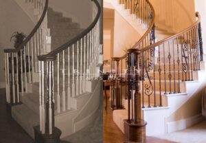Stair Remodel Before/After #12