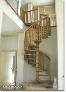 Wood Spiral Staircase #10