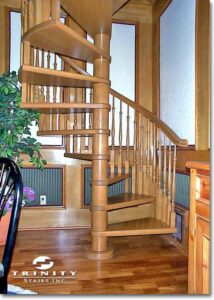 Wooden Spiral Staircases #12