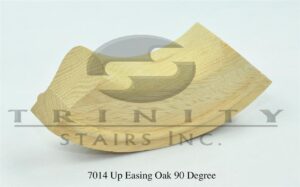 Stair Fittings - 7014 Up Easing Oak 90 Degree