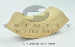 Stair Fittings - 7214 Up Easing Oak 90 Degree