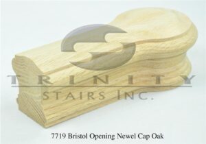 Stair Fittings - 7719 Bristol Opening Newel Cap Oak
