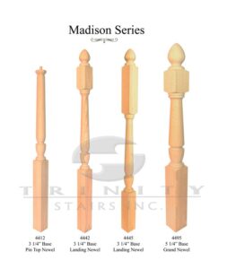 Madison Series Newels - Stair Posts