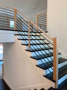 37C Wood and Metal Stairs