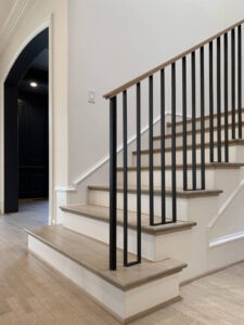 41B Elegant Modern Iron & Wood Stairs