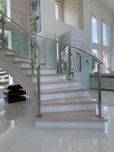 43D Glass and Steel Stairs